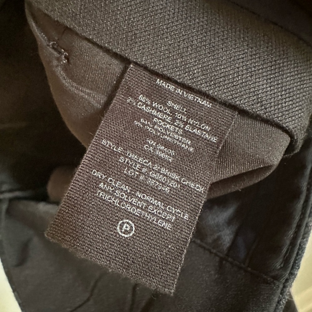 Theory Treeca 2 Brisk Wool Check Pants - Size 4 - image 8